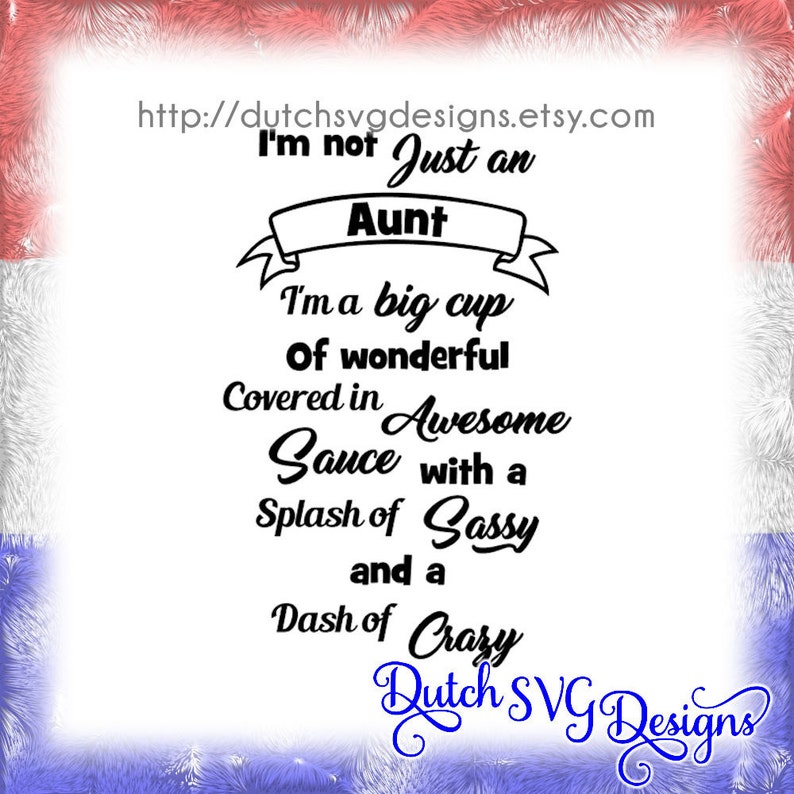 Download Clip Art Crazy In Jpg Png Studio3 Svg Eps Dxf Vector Diy Quote For Cricut Silhouette Curio Cameo Portrait Text Cutting File Aunt Aunty Art Collectibles