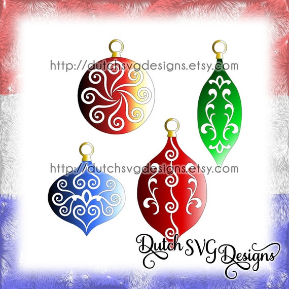 Download Free Christmas Ornaments Cutting Files With Swirls In Jpg Png Svg Etsy SVG DXF Cut File