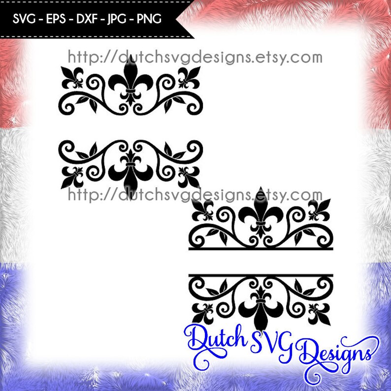 Download For Cricut Silhouette Split Border 8 Split Monogram Cut Files Special Offer 4 Listings For The Price Of 3 In Jpg Png Svg Eps Dxf Clip Art Art Collectibles Itreen Com