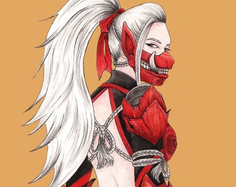 Odogaron - Monster Hunter 8x12 print