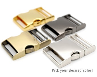 Silver WJUAN Metal Buckle 51 mm Belt Adjuster 33 mm Metal Buckles for Bracelets Dog Collars Backpack