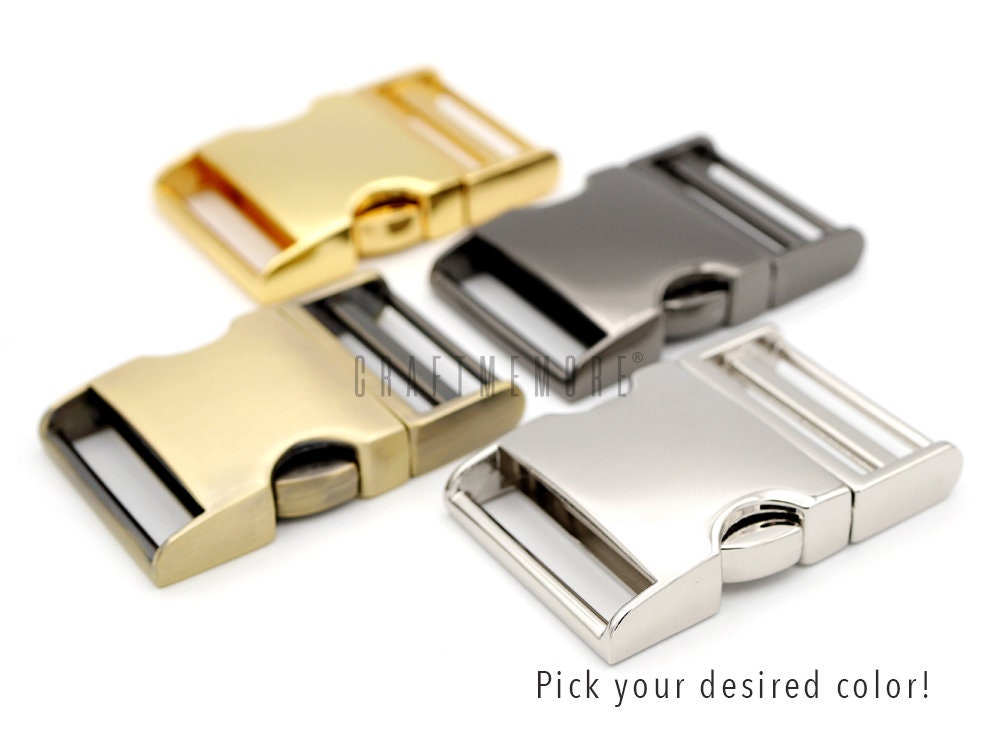 Metal Side Release Buckle - Nickel Plated