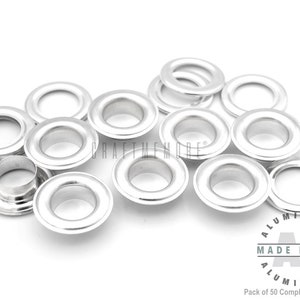 25pack 3/4&quot; Aluminium Grommets Eyelets with Washers for Billboard Vinyl banner, Leather craft