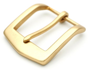 Solid Brass Belt Buckle, Single Prong, 1-1/2 inch, DIY Leather Craft