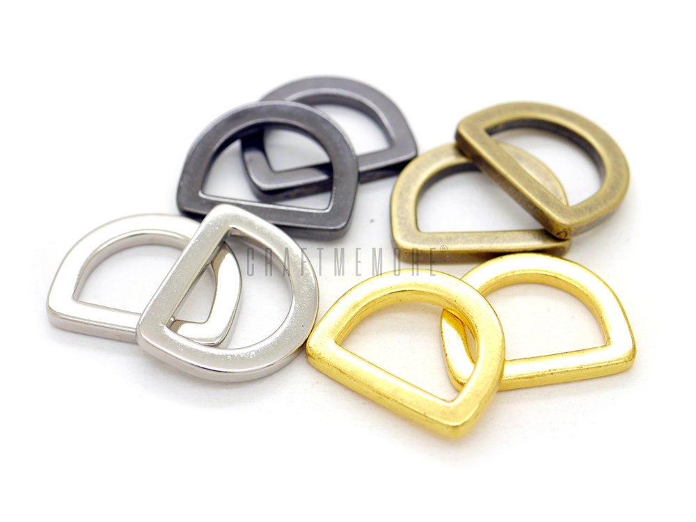 10pcs 5/8 D-rings Purse Loop Flat Metal D-ring Heavy - Etsy