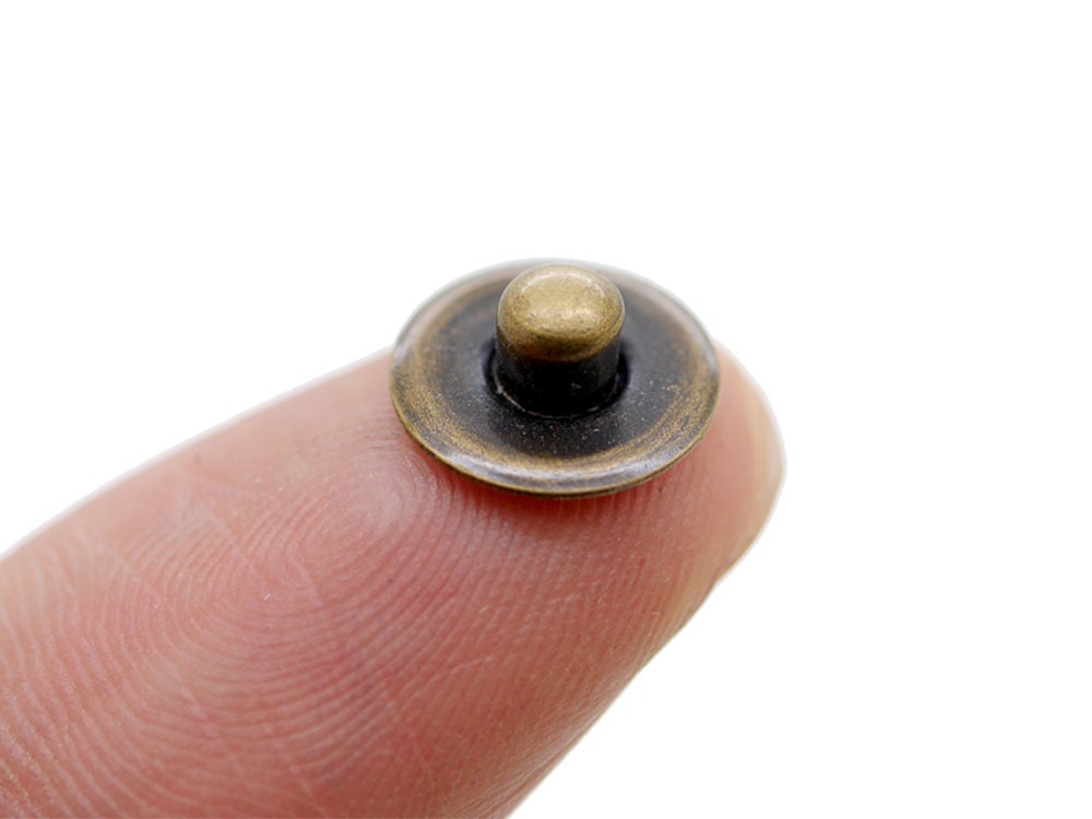 50sets 3/8inch WASHABLE Jean Denim Rivets Leather Craft Etsy