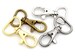 20 Pack 3/4' or 1' Swivel Clips Trigger Snap Hook Lobster Clasps Lanyard Keychain Hardware Classic PS 