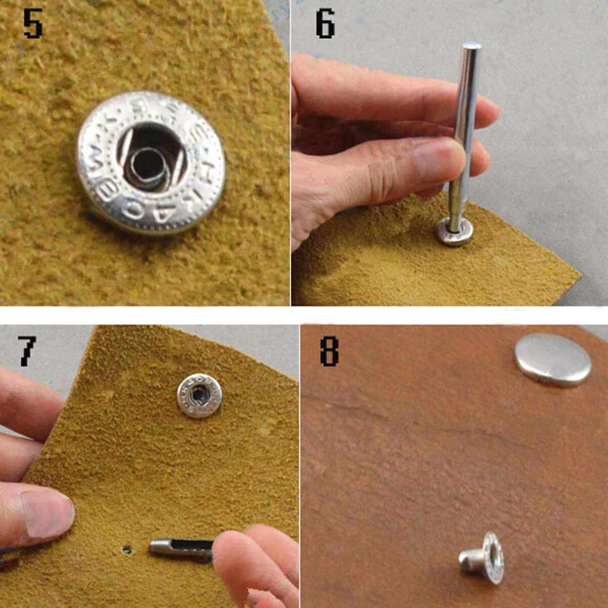 Snap Setter Fastener Kit Button Fixing Tool Sspring Socket Etsy