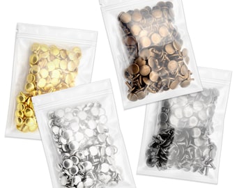 500er Pack Doppelkappe Nieten - Metallnieten für die Lederherstellung