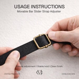 10 Stück Triglide Metall Schiebeschnalle 3/4" - Gurtversteller für Gürtel & Taschen, 10 Stück Bild 11