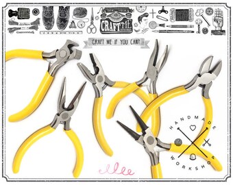 1pc Jewelry Pliers, Wire Cutters, Needle Nose, Bent Nose, Round Nose Pliers, Jewelry MakingTools