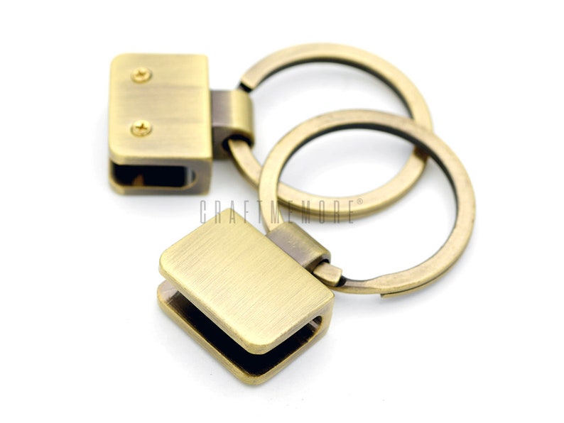 3/4 Inch Key Fob Hardware With Split Key Rings Holder Keychain Etsy UK
