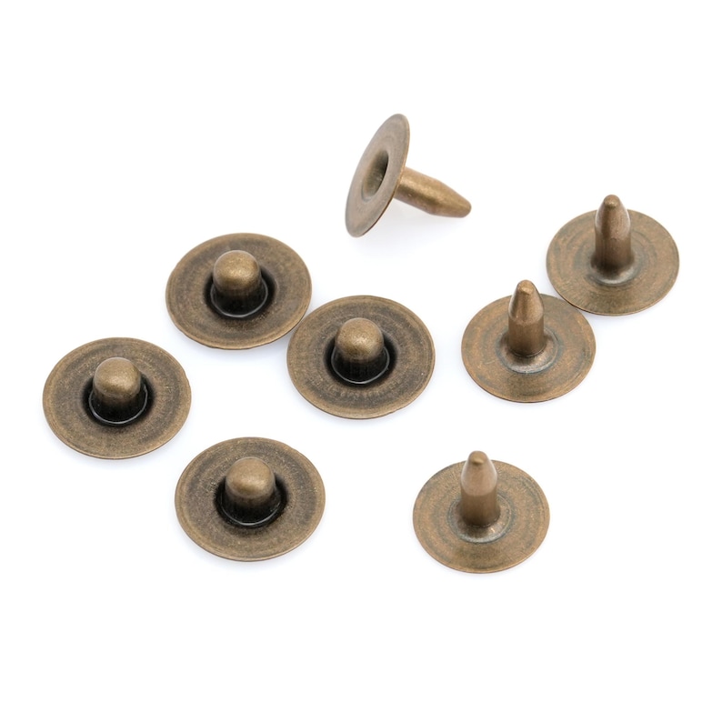 Washable Jean Rivets – Solid Brass Rivets for Denim & Leather Crafts ...