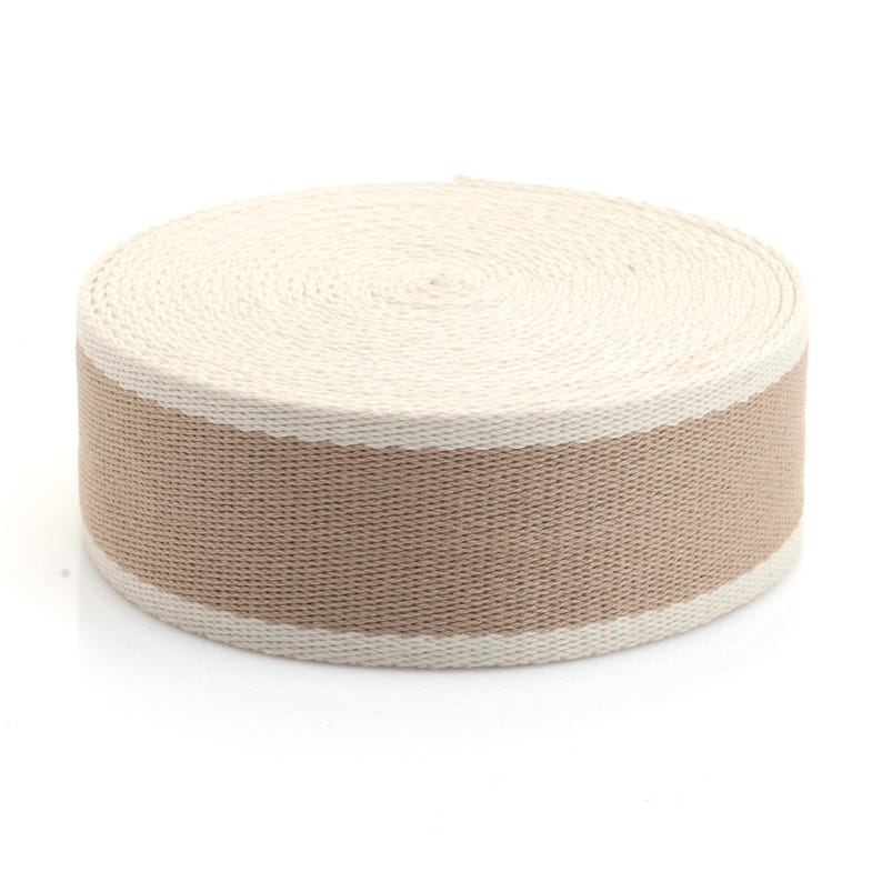 Two-Tone Cotton Poly Webbing Strap – Heavy Duty Bag Craft Belt (1.5 Inch) image 12