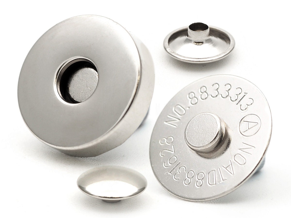Magnetite Rivet 6sets 14mm 18mm Double Rivet Magnetic Purse Snaps Closures Buttons - Etsy