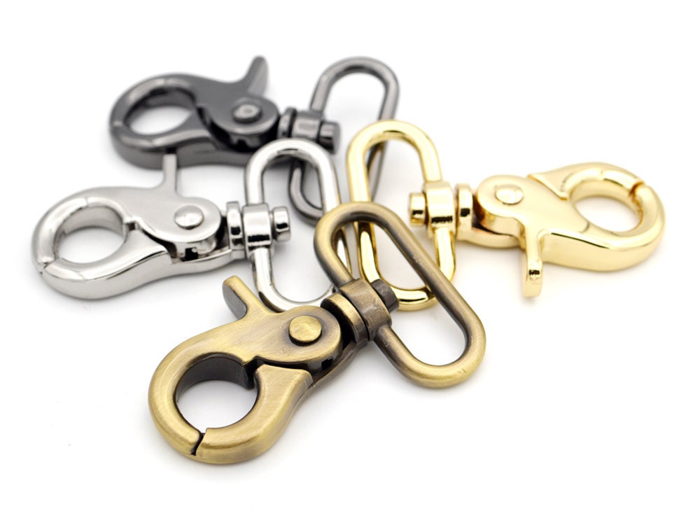 2pcs Swivel Trigger Snap Hook Metal Lobster Claw Clasps Purse Etsy