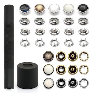 パールスナップリングファスナープロングボタン用スナップファスナー設定ツール（独自デザイン）