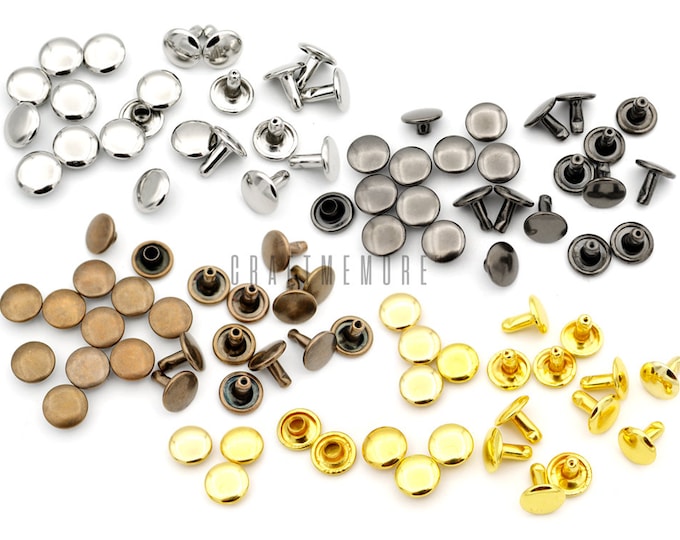 Gunmetal Black, Small Rivets, Gunmetal Black Rivets, Black Rivets