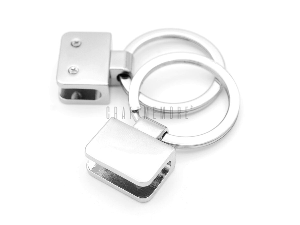 3/4 Inch Key Fob Hardware With Split Key Rings Holder Keychain Etsy UK