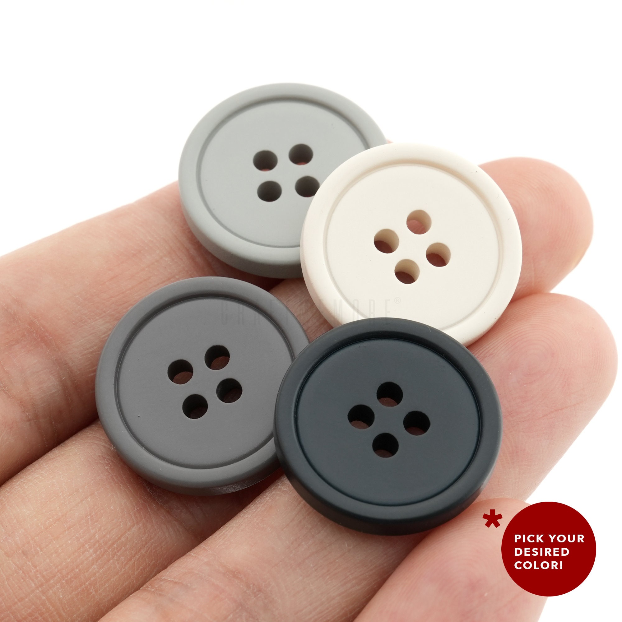 Modern Buttons 4 Holes for Garment Sewing Men's Suit Buttons or DIY ...