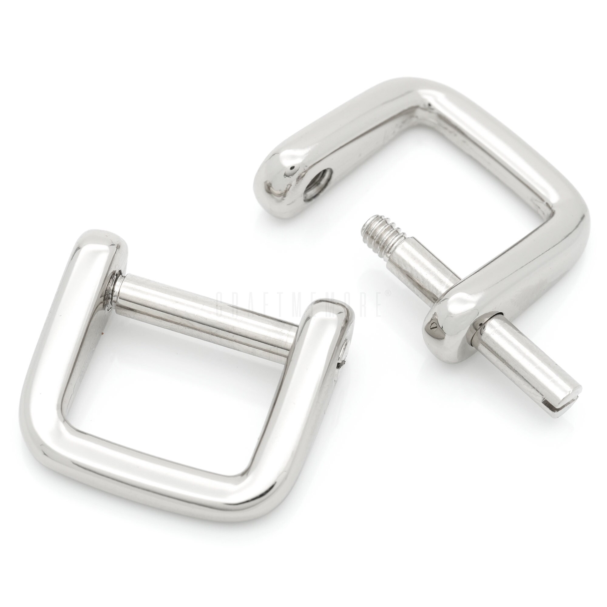 12Pcs Swivel Horseshoe D-Rings U Shape O Ring Screw In Shackle