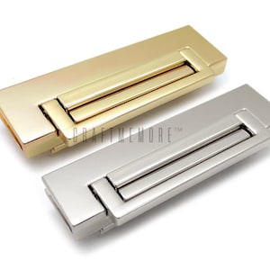 1pc Metal Purse Lock Bar with Flip Closure Clasp Lock *Premium Quality