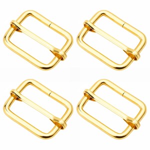Metal Triglide Strap Adjuster 10pcs – Bag & Belt Hardware Gold