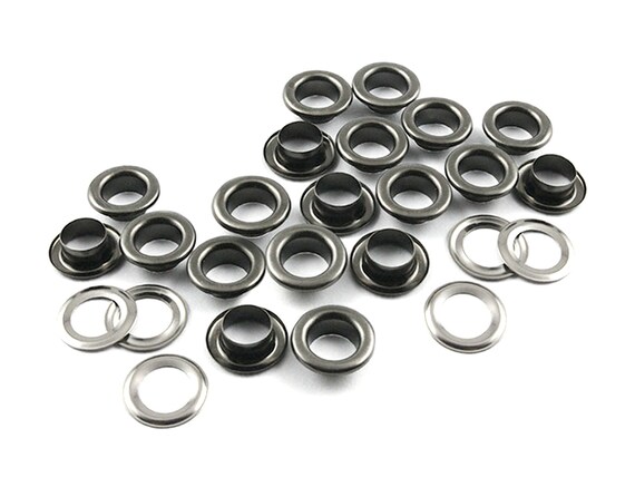 Unterlegscheibe Leder Basteln Reparatur Tülle Metall 100 Kleidung Öse Kits W