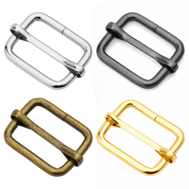 Metal Triglide Strap Adjuster 10pcs – Bag & Belt Hardware image 1