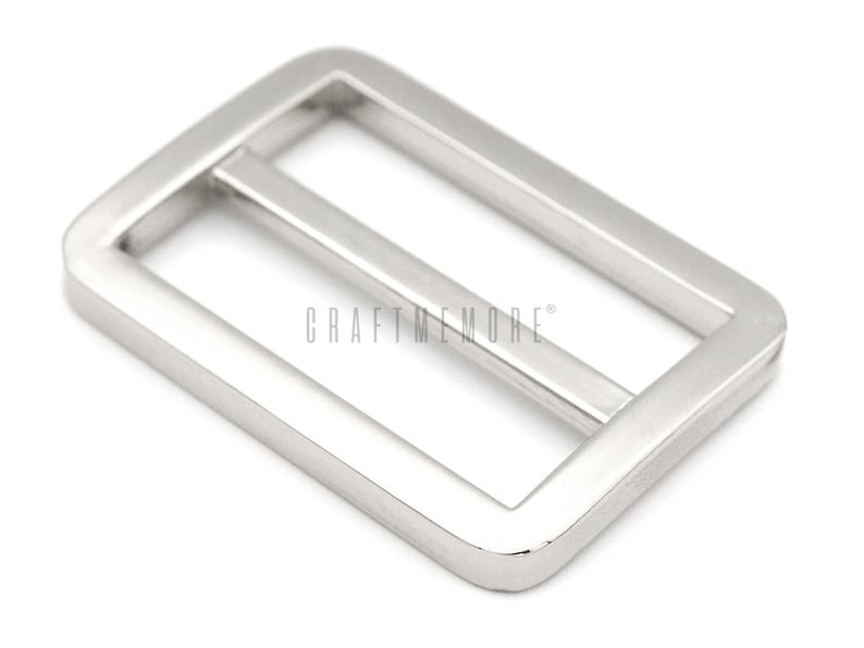 6pack 11/4inches Flat Metal Slide Buckle Triglide Strap Etsy