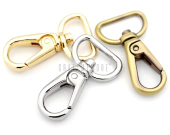 4pcs 3/4"wide PUSH gate hooks Metal swivel snap hooks