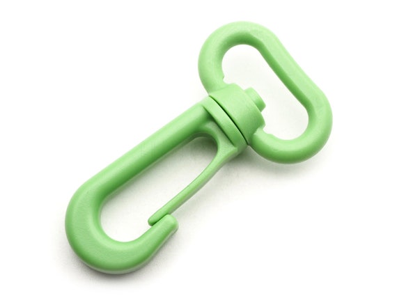 Multi Color Plastic Snap Hook Swivel Push Gate Clip Lobster Claw