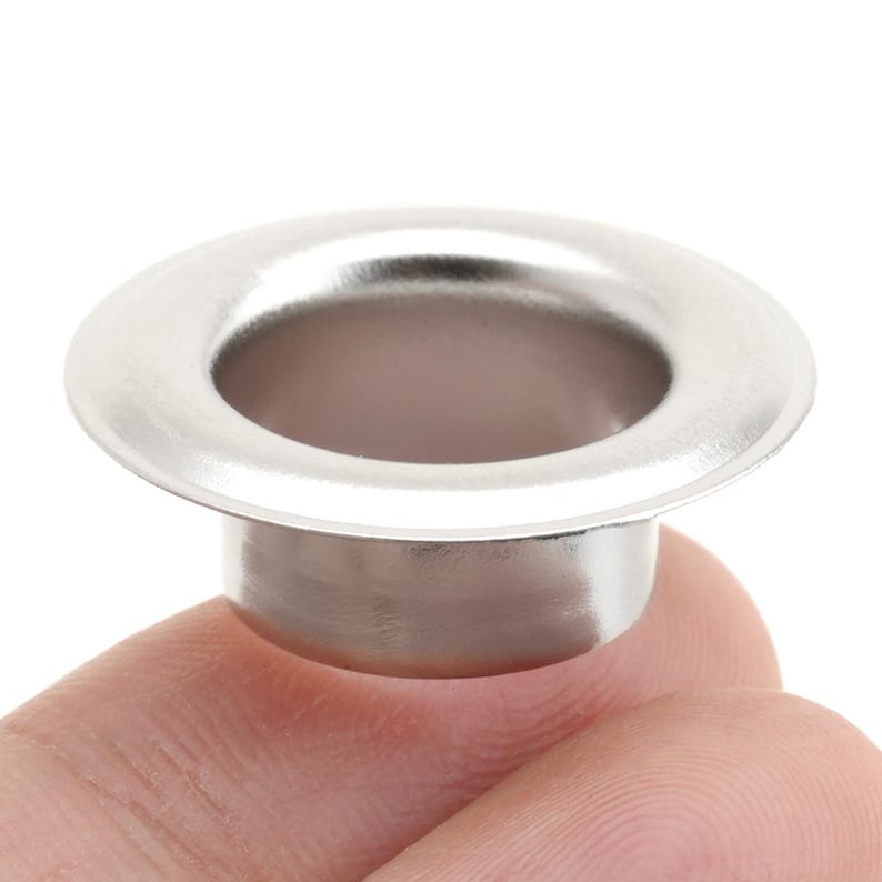 1 Inch Metal Grommets Eyelets with Washers for Curtains, Banners, Canvas (10 Sets) image 3
