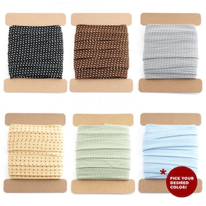 Polkadot Pattern Bias Tape Doubled fold 1/2&quot; Wide 100% PREMIUM Cotton Made in Japan Bias Binding
