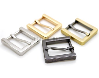 2 stuks vierkante riemgesp van 1 inch, riem met enkele pinnen: