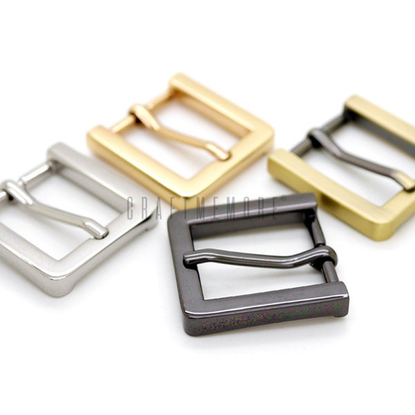 2pcs 1 inch Square Belt Buckle Single Prong Strap Buckles Findings Purse Making Accessories SC27