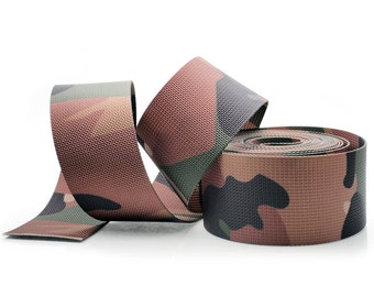 150ft Army Camo Nylon Webbing, Military Print, 1.5 Inch