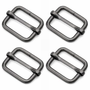 Metal Triglide Strap Adjuster 10pcs – Bag & Belt Hardware Gunmetal