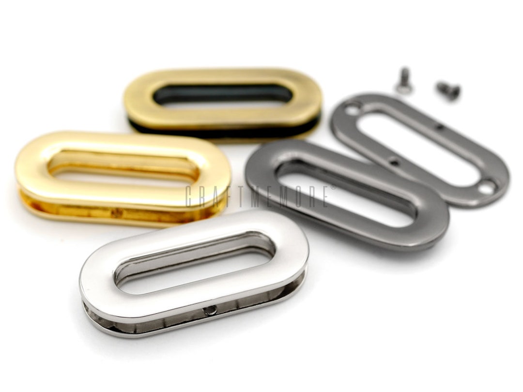 4 Sets Screwin Oval Eyelet Metal Screw Together Grommets Etsy