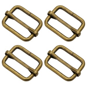 Metal Triglide Strap Adjuster 10pcs – Bag & Belt Hardware Antique Brass