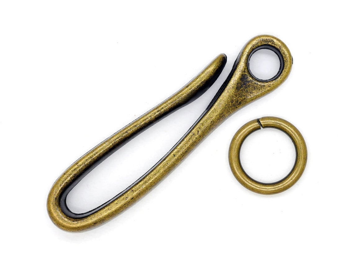 2pack Japanese Fish Hook Key Ring Wallet Holder Alloy Belt Etsy