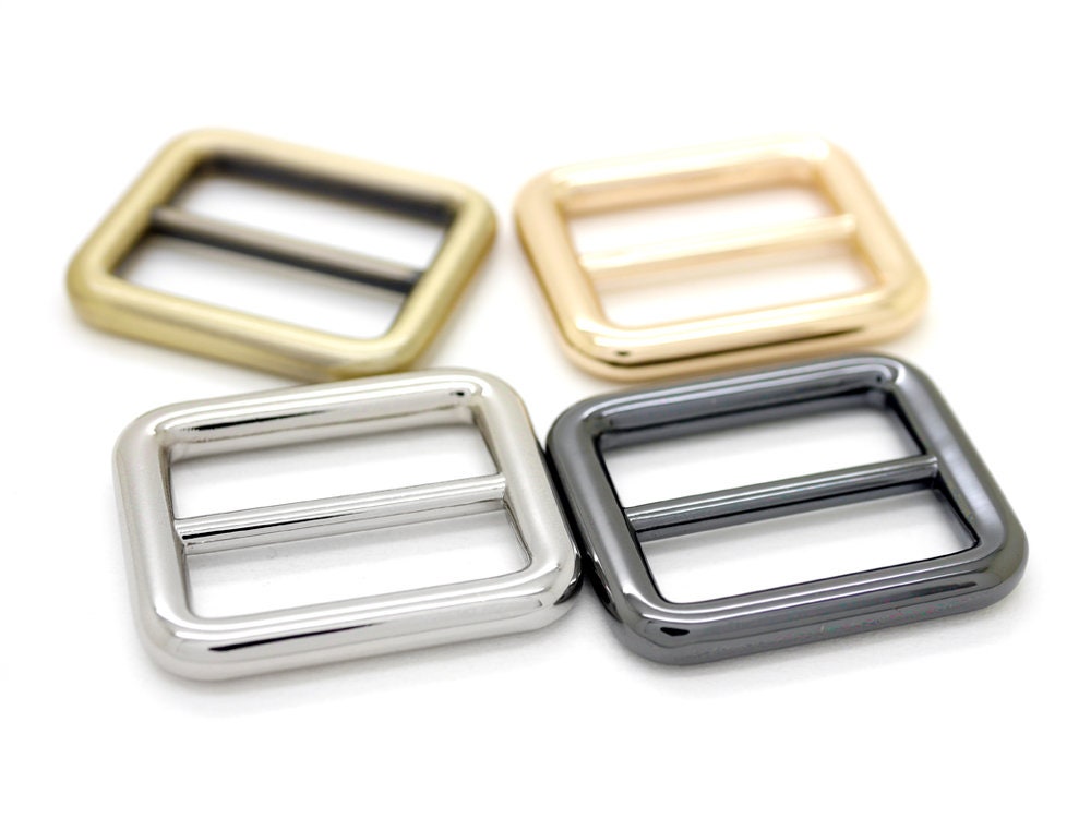 2pcs 1 inch Metal Slide Buckle Triglide Strap Keeper Etsy