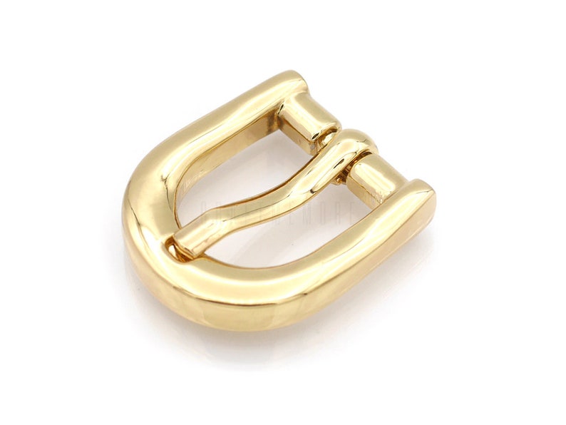 4stk Single Prong Gürtelschnalle, Leder Handwerk, passt 5/8, 3/4, 1 Zoll Riemen Gold