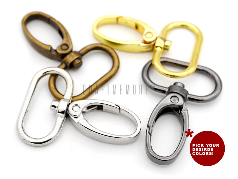 Metal Swivel Snap Hook Lobster Claw Clasps, 50% OFF
