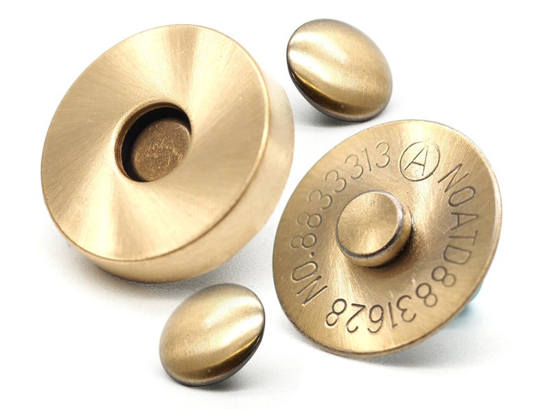 6sets 14mm 18mm Double Rivet Magnetic Purse Snaps Closures Buttons - Etsy