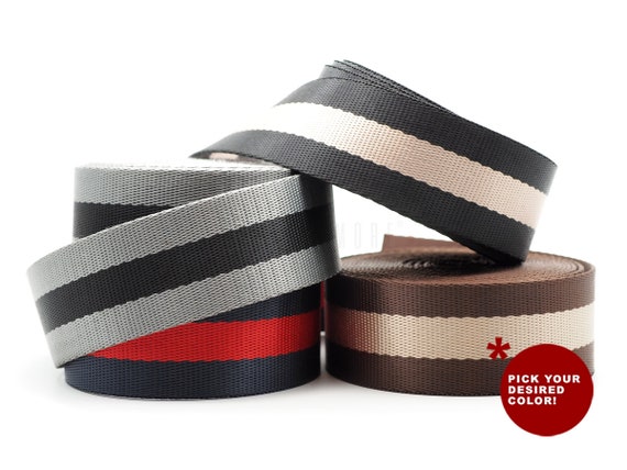 1.5 Inches 15ft Re dense Glossy Nylon Webbing Nylon Two Tone Strap Heavy Weight Webbing Strong Bag Webbing Luxury Webbing Strap Etsy UK