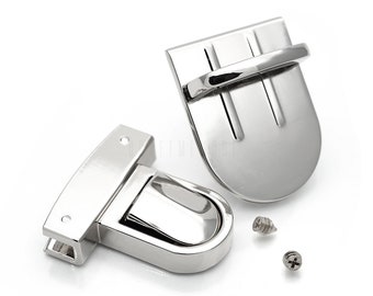 1-1/4 Inch Press Lock Purse Lock Catch Lock Quality Purse Bag