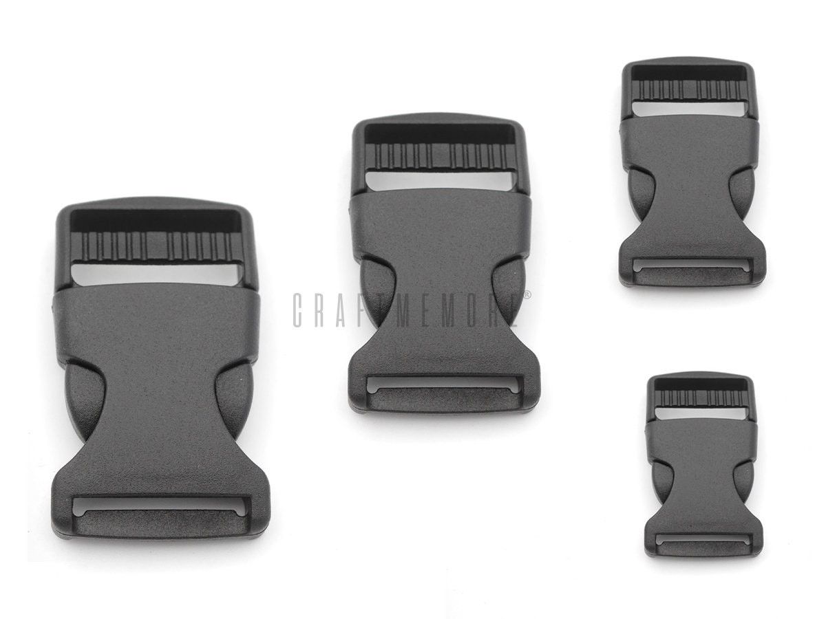 Quick Side Release Buckle Black Plastic Quality Locks for Bags