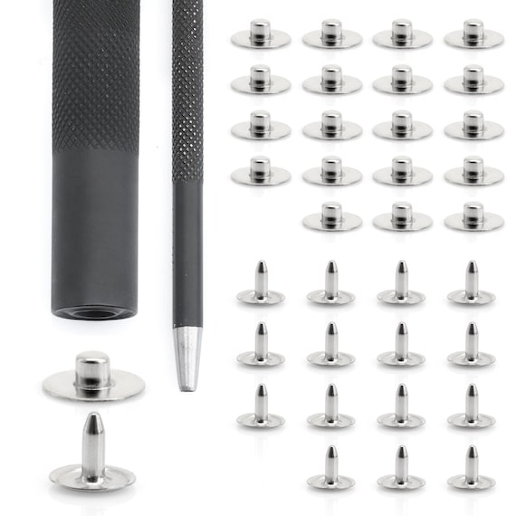 Riveting Press Set With Spindle Press, Riveting Tool And 50 Pieces - View #4