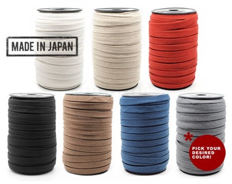 Bias Tape Doubled fold 1/2" Wide 100% PREMIUM LINEN Cotton Made in Japan Bias Binding